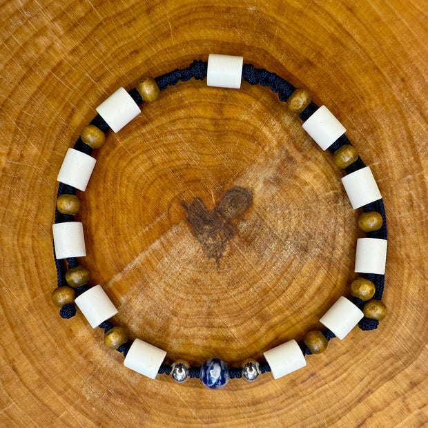 Brazilian Sodalite EM Ceramic Collar