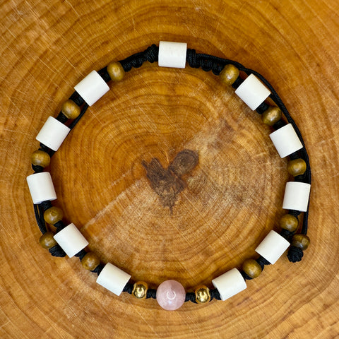 Rose Quartz EM Ceramic Collar