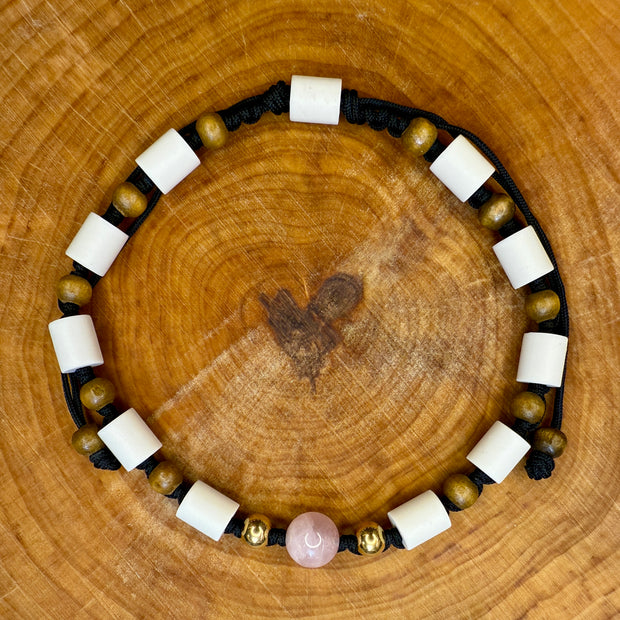 Rose Quartz EM Ceramic Collar