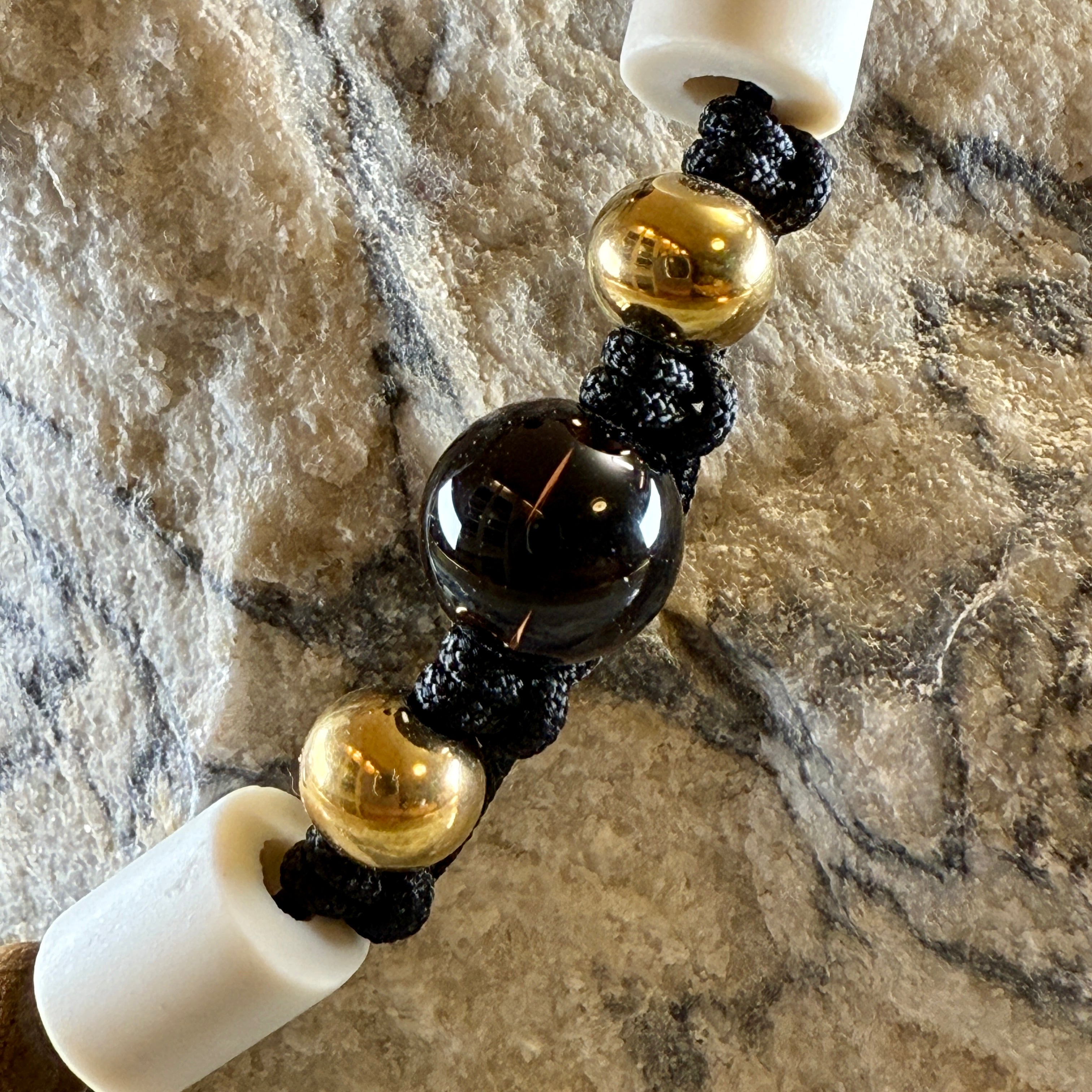 Smoky Quartz EM Ceramic Collar