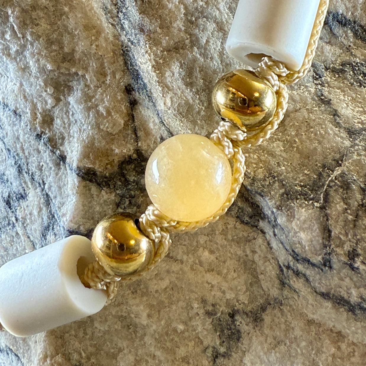 Yellow Jade EM Ceramic Collar