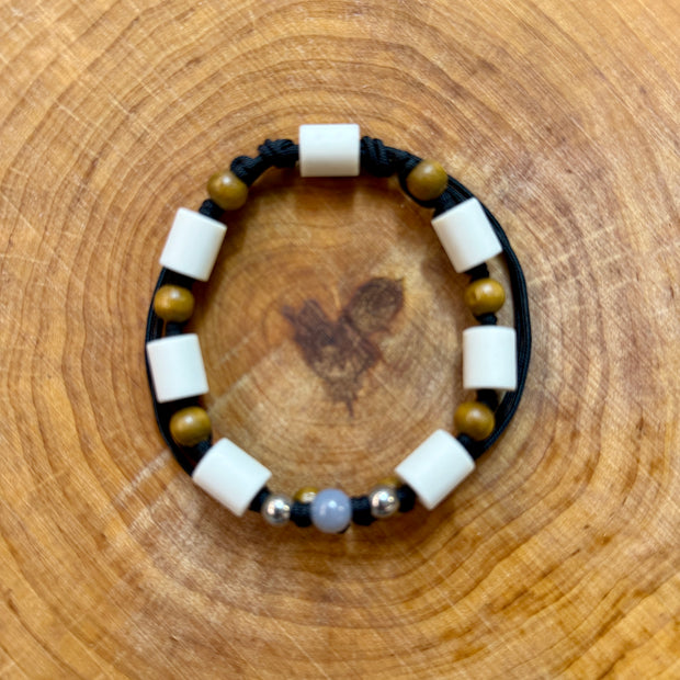 Gray Agate EM Ceramic Collar